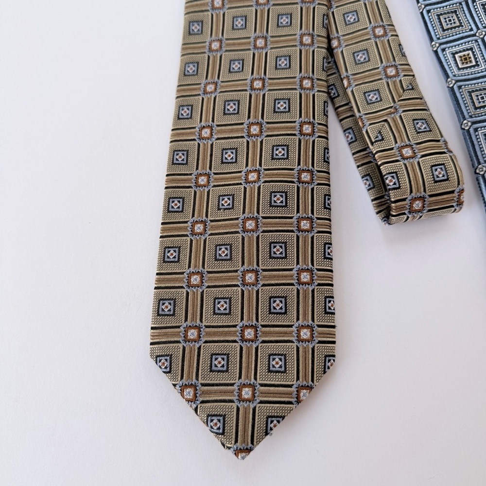 Set of Two Mens JZ Richard’s / JZ Boulder Silk Neckties - Picture 2 of 7